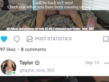webcam girl taylor_love_303 image #1947725
