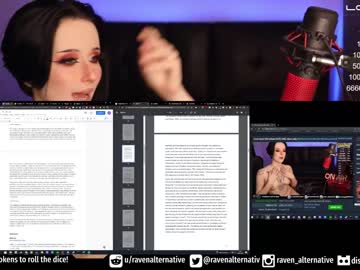 webcam girl raven_alternative image #1202392