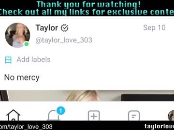 webcam girl taylor_love_303 image #4910451