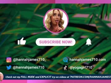 webcam girl hannahjames710 image #5338820