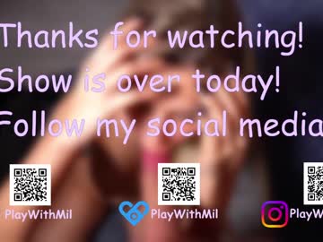 webcam girl playwithmil image #6648201